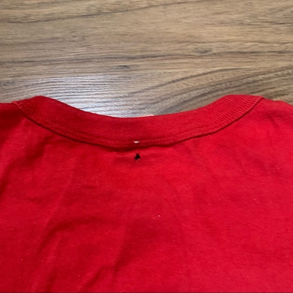 Vintage Champion Made in USA San Francisco 49ers Single Stitch Tee Adult XL Red - Picture 5 of 8